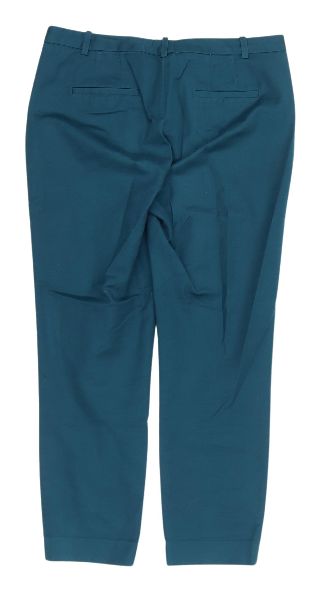 Zara Women’s Blue Cropped Trousers Size 10