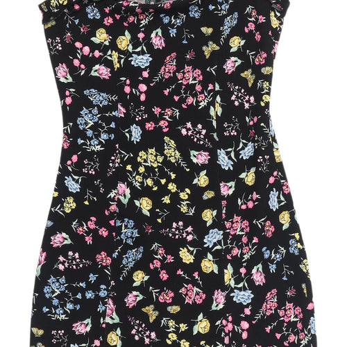 H&M Women's Multicoloured Bodycon Dress Size 12