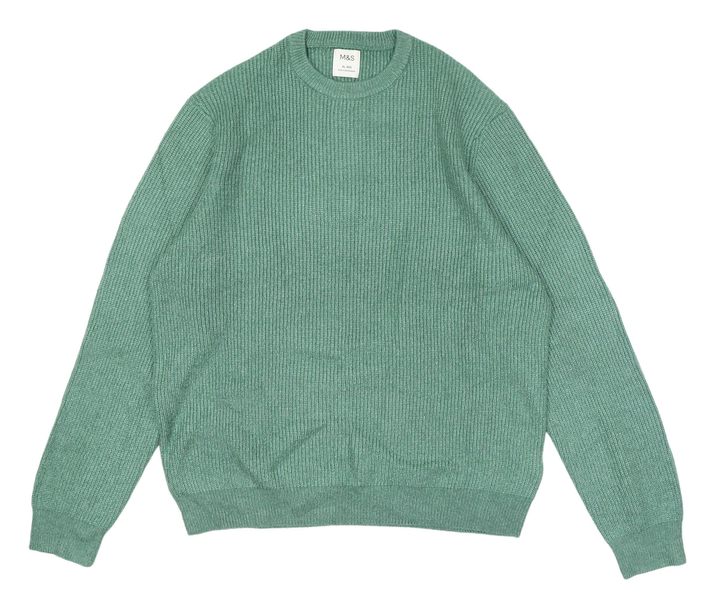 Marks and Spencer Men's Green XL Pullover Jumper
