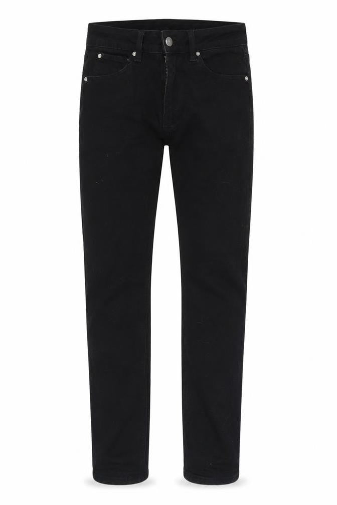 Front view of ASOS Men's Black Skinny Jeans, size 29, Regular Fit