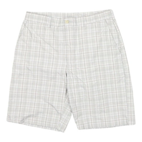 Ben Hogan Men's Grey Chino Shorts, Size 32, Preppy Plaid