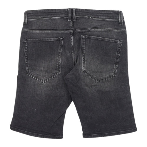 Burton Menswear Men's Black Bermuda Shorts Size 32