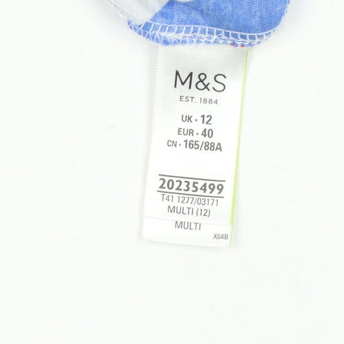 Marks and Spencer Women's Floral T-Shirt, Size 12