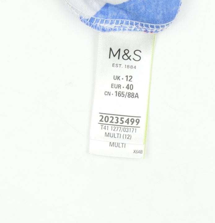 Marks and Spencer Women's Floral T-Shirt, Size 12