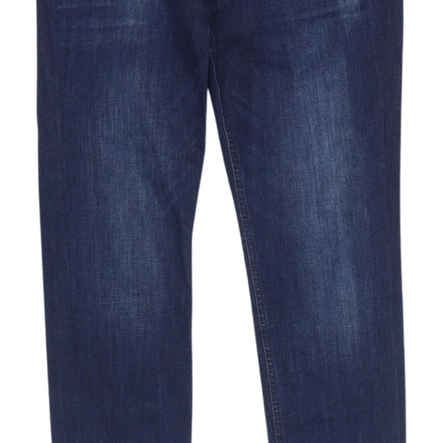 Miracle of Denim Men's Blue Straight Jeans W34