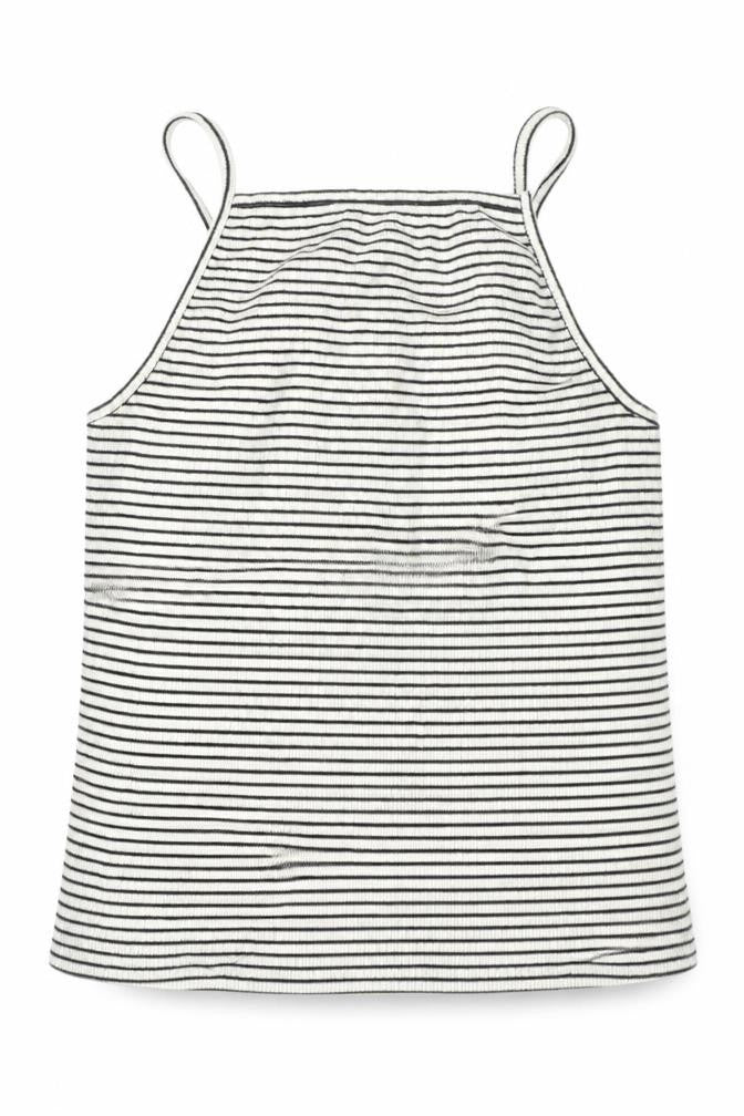 New Look Women’s Black White Striped Camisole Size 14