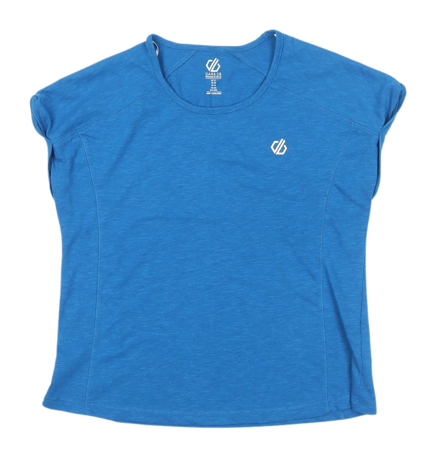 Dare 2b Women's Blue T-Shirt, Size 10, Gym & Training Top