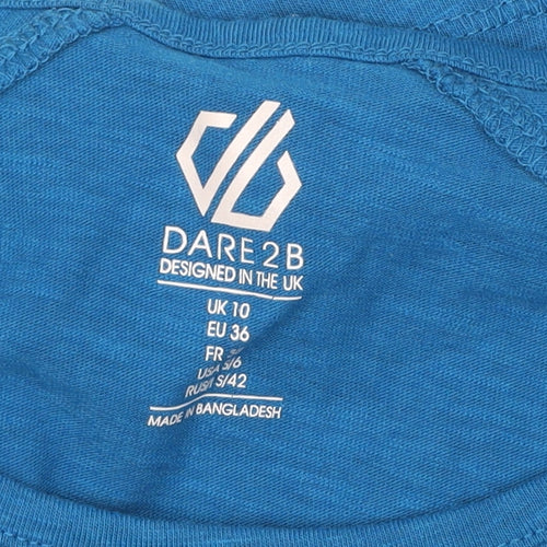 Dare 2b Women's Blue T-Shirt, Size 10, Gym & Training Top