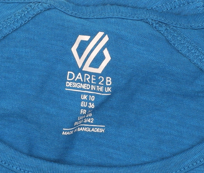 Dare 2b Women's Blue T-Shirt, Size 10, Gym & Training Top