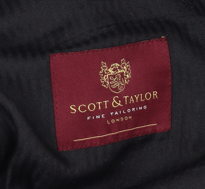 Scott & Taylor Men's Black Dress Pants 38R