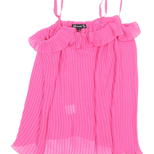 Internacionale Pink Chiffon Camisole Blouse for Women