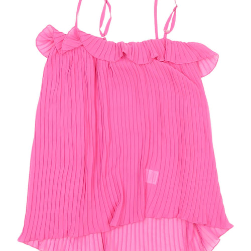 Internacionale Pink Chiffon Camisole Blouse for Women