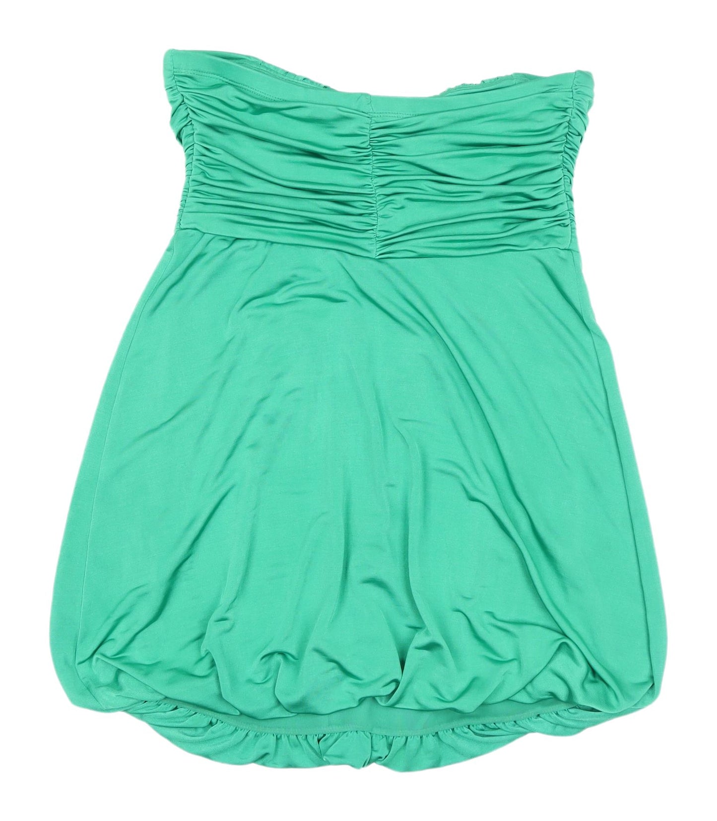 New Look Women's Green Blouson Dress, Size 14