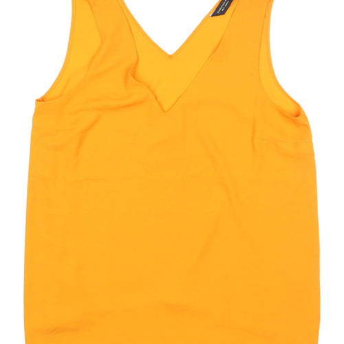 Dorothy Perkins Women’s Orange V-Neck Tank Top