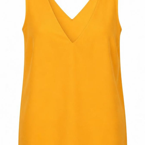Dorothy Perkins Women’s Orange V-Neck Tank Top