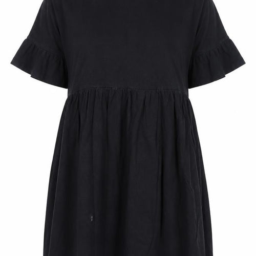 ASOS Women’s Black Short Sleeve Crew Neck Dress