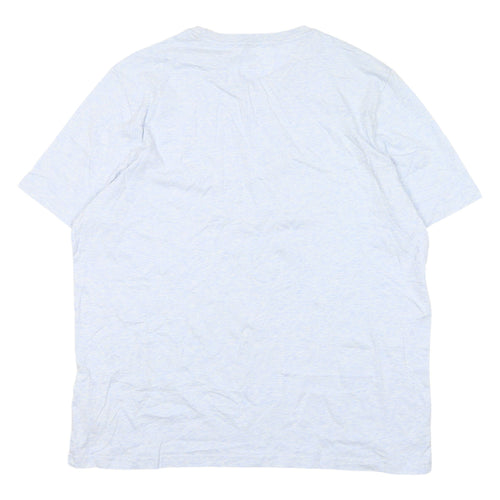 Marks and Spencer Men's Blue 2XL Regular T-Shirt