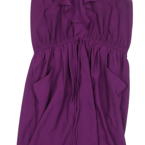 ANTEA Women's Purple Shift Dress Size 16