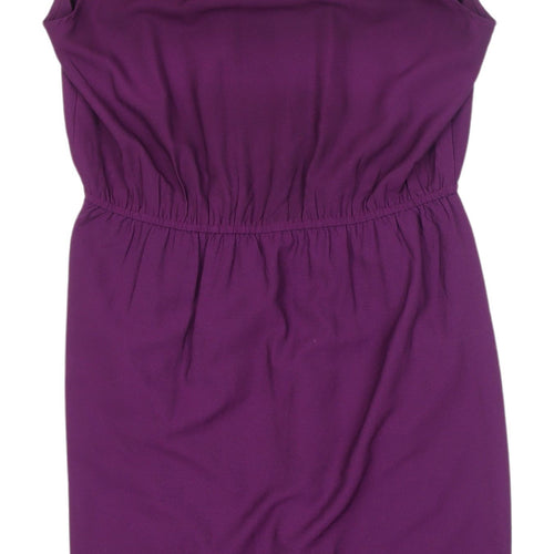 ANTEA Women's Purple Shift Dress Size 16