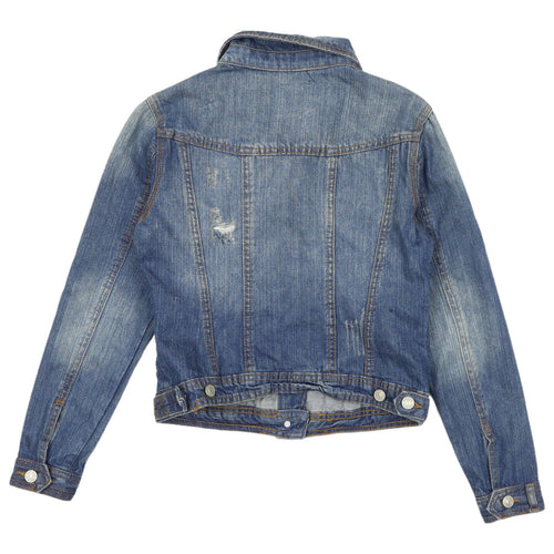 River Island Women's Blue Denim Jacket Size 10