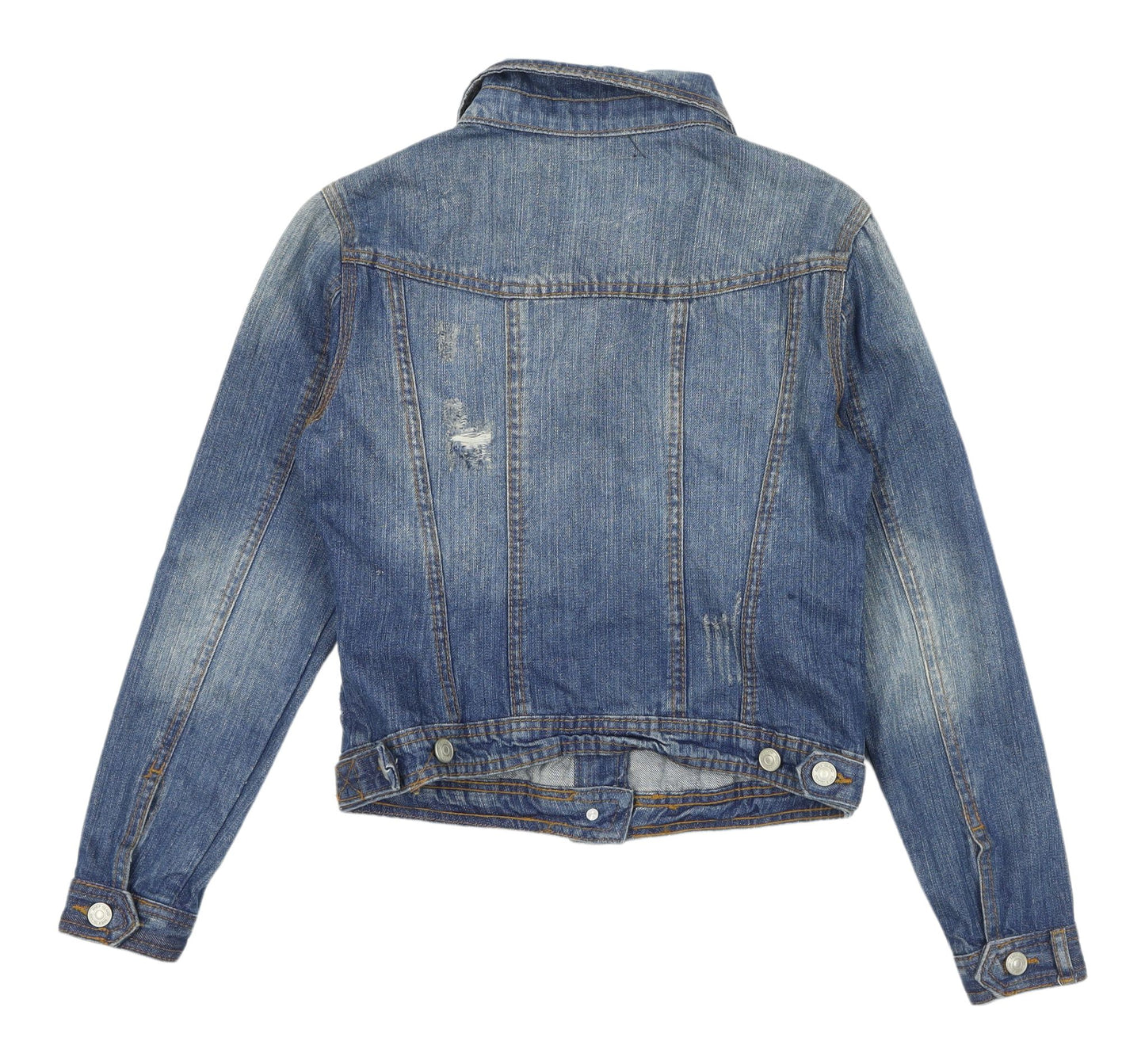 River Island Women's Blue Denim Jacket Size 10