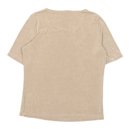 Kim & Co Women's Beige Bird T-Shirt - Medium