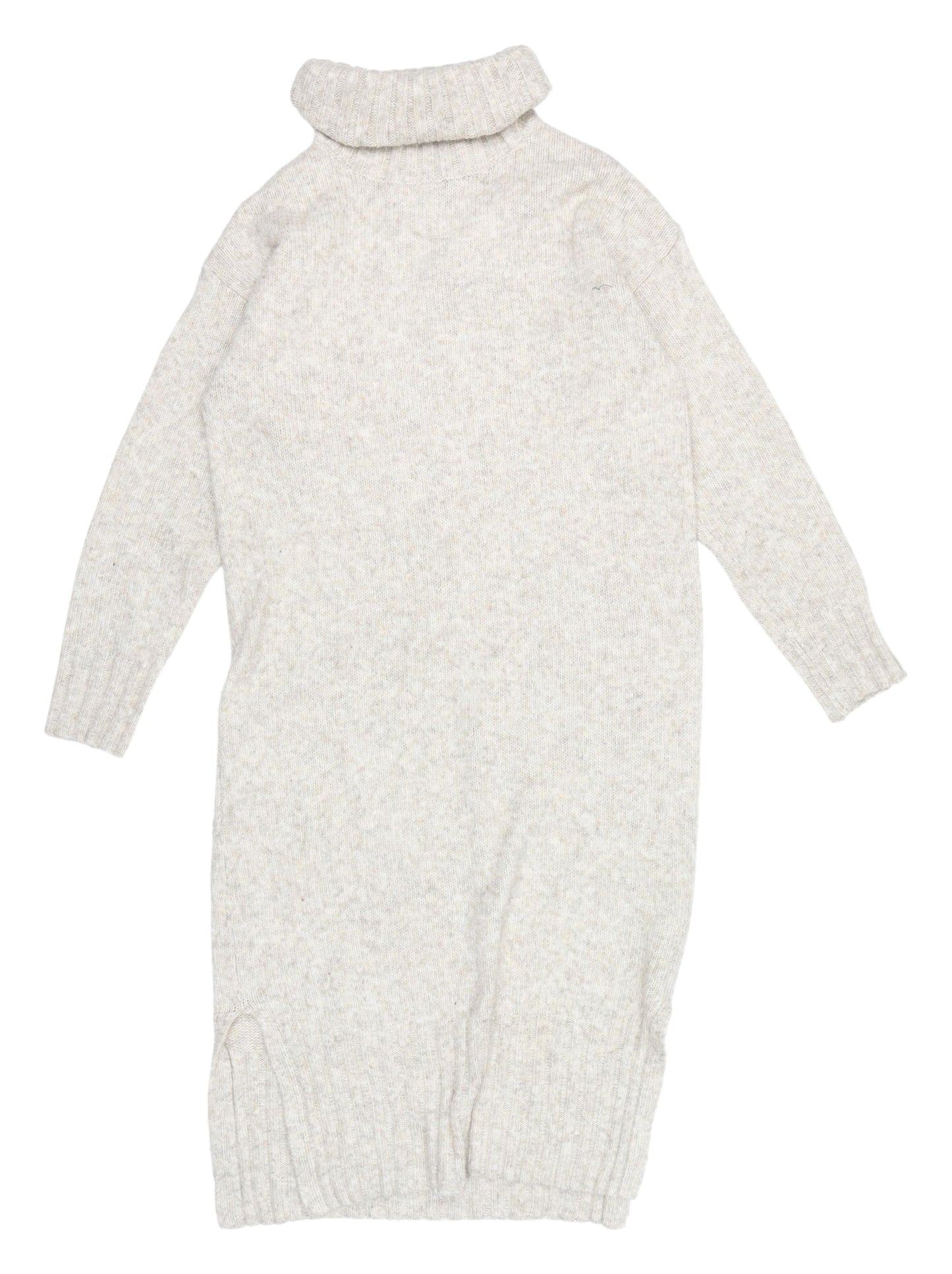 New Look Women's Beige Roll Neck Dress, Size S