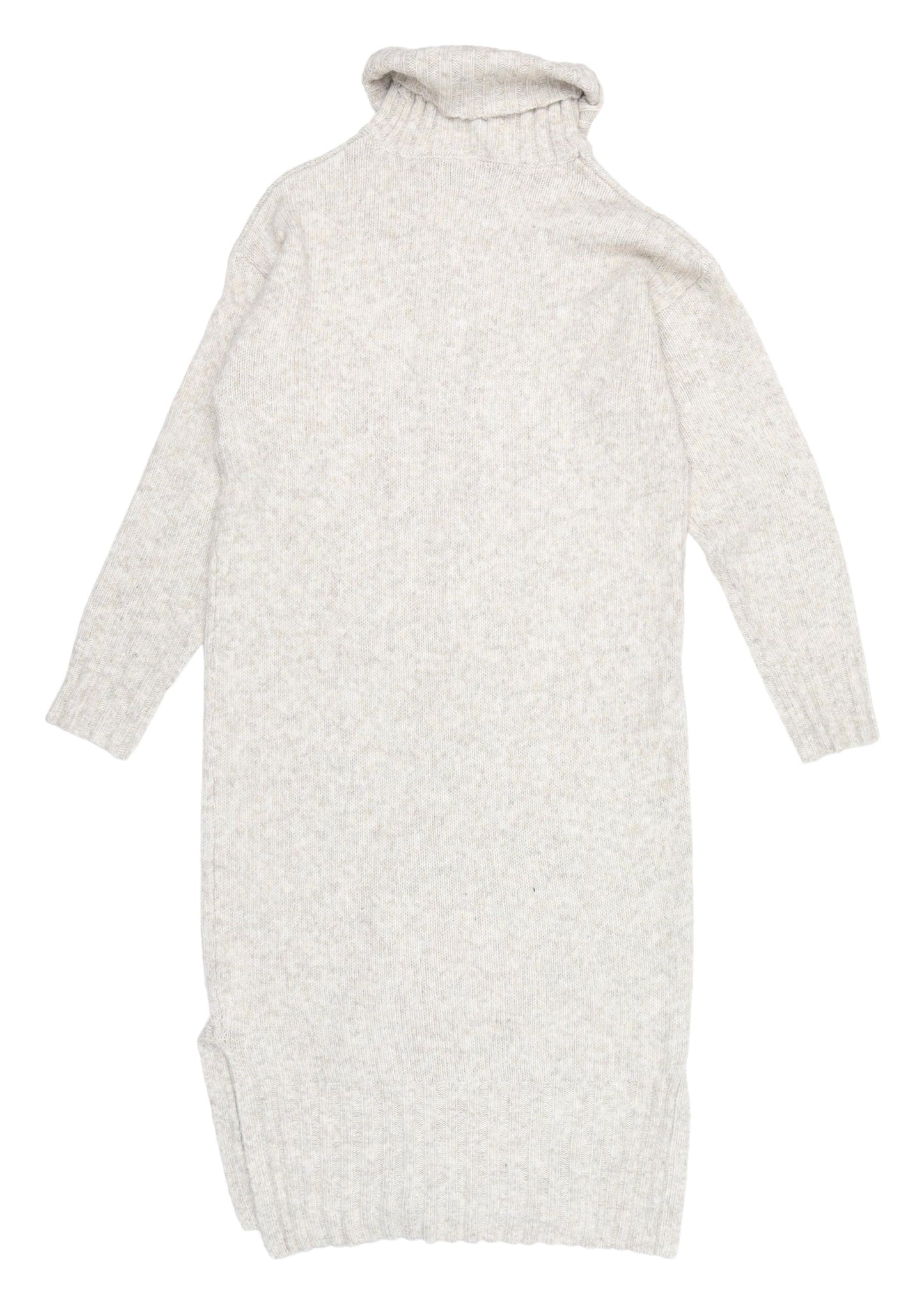 New Look Women's Beige Roll Neck Dress, Size S