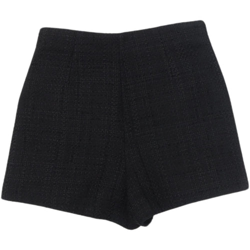 Zara Women's Black Sailor Style High Rise Shorts