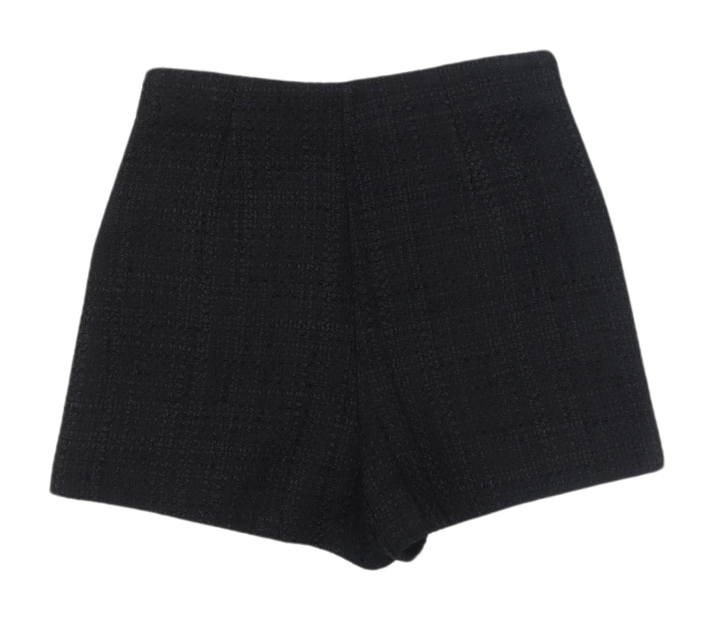 Zara Women's Black Sailor Style High Rise Shorts