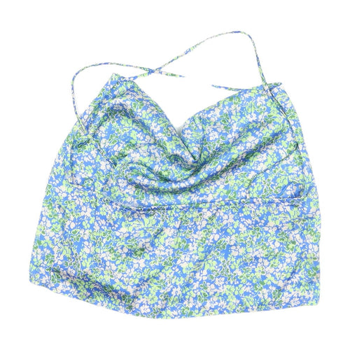 Pull & Bear Women's Multicoloured Floral Camisole S