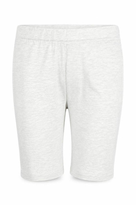 Front view of MISSPAP Women's Ivory Biker Shorts, size 8, Casual Comfort