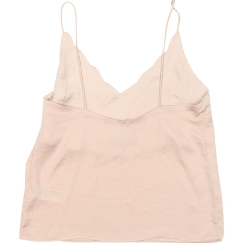 Topshop Women Beige Camisole Tank Top Size 8