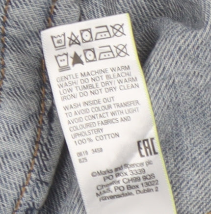Marks and Spencer Women's Blue Denim Jacket Size 20