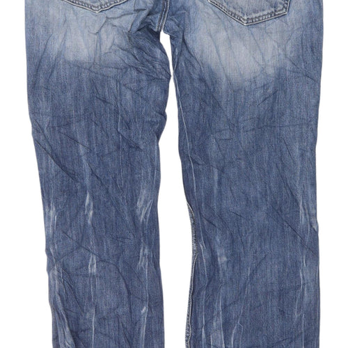 Diesel Men's Blue Straight Jeans W34 L32