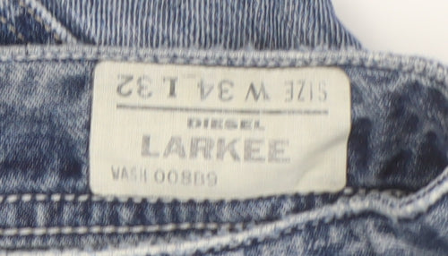 Diesel Men's Blue Straight Jeans W34 L32