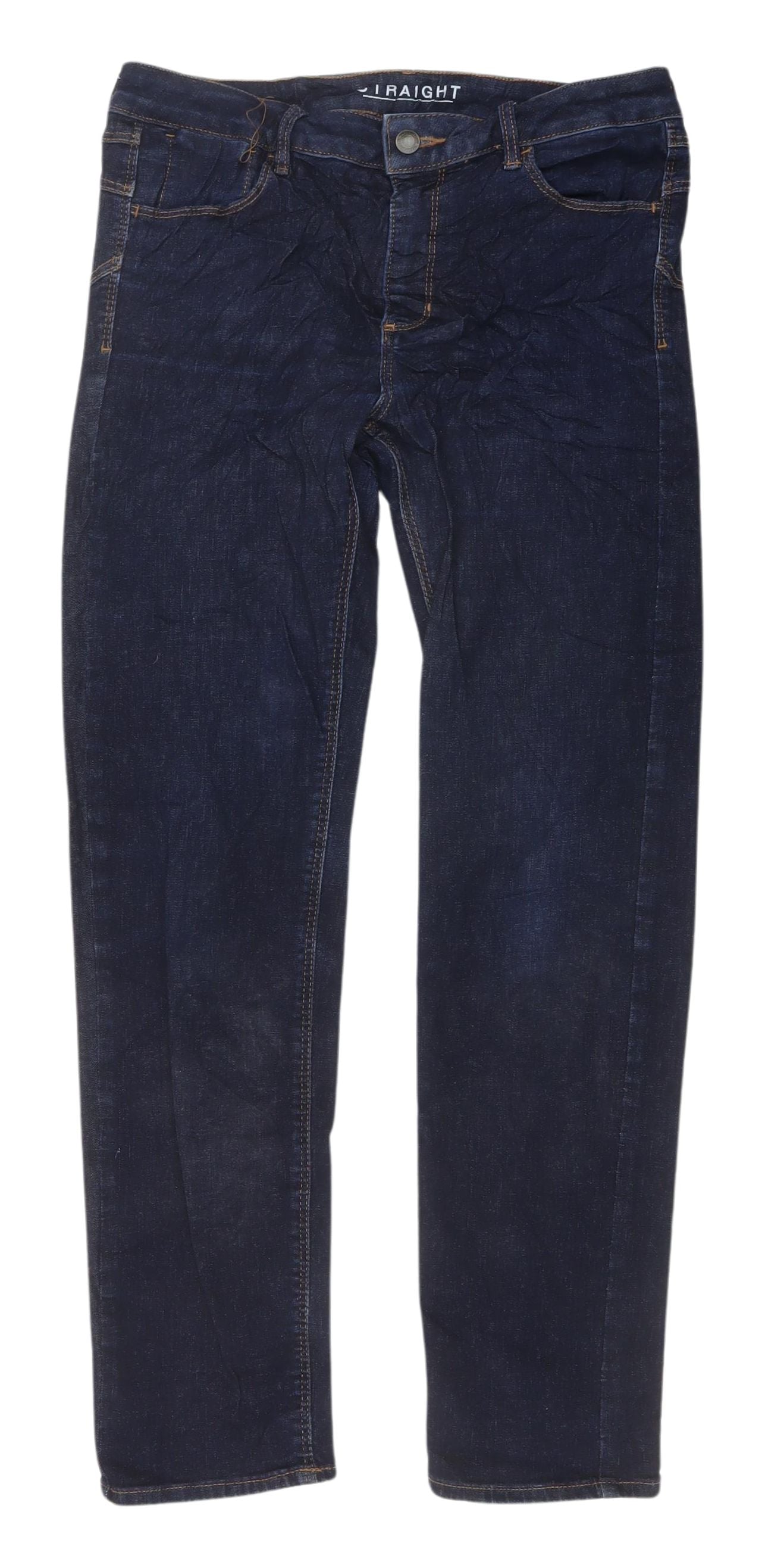 Marks and Spencer Women's Blue Straight Jeans Size 12