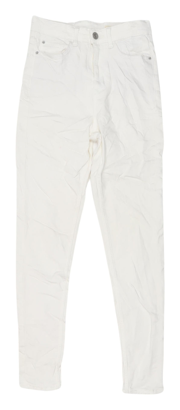 Marks & Spencer Women's White Canvas Jeans Size 8