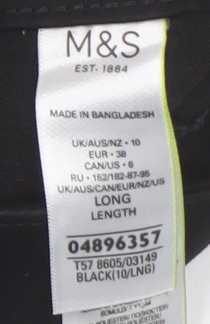 Marks and Spencer Women's Black Skinny Jeans Size 10