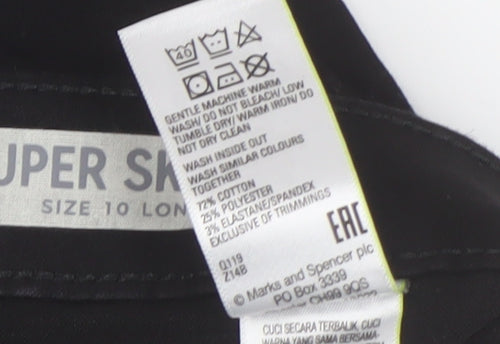 Marks and Spencer Women's Black Skinny Jeans Size 10