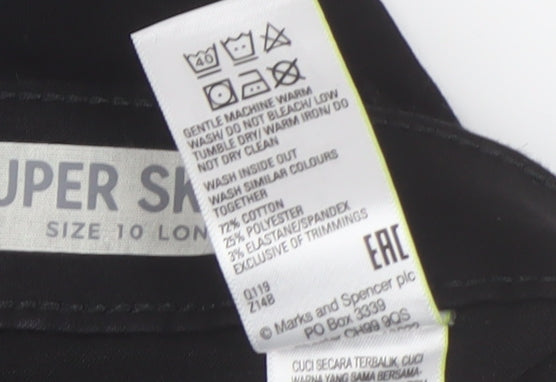 Marks and Spencer Women's Black Skinny Jeans Size 10