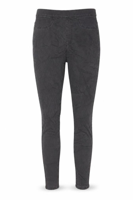 Front view of Marks & Spencer Women's Grey Jeggings, size 10