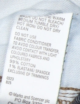 Marks and Spencer Men's Blue Straight Jeans