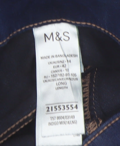 Marks and Spencer Women's Blue Jegging Size 14