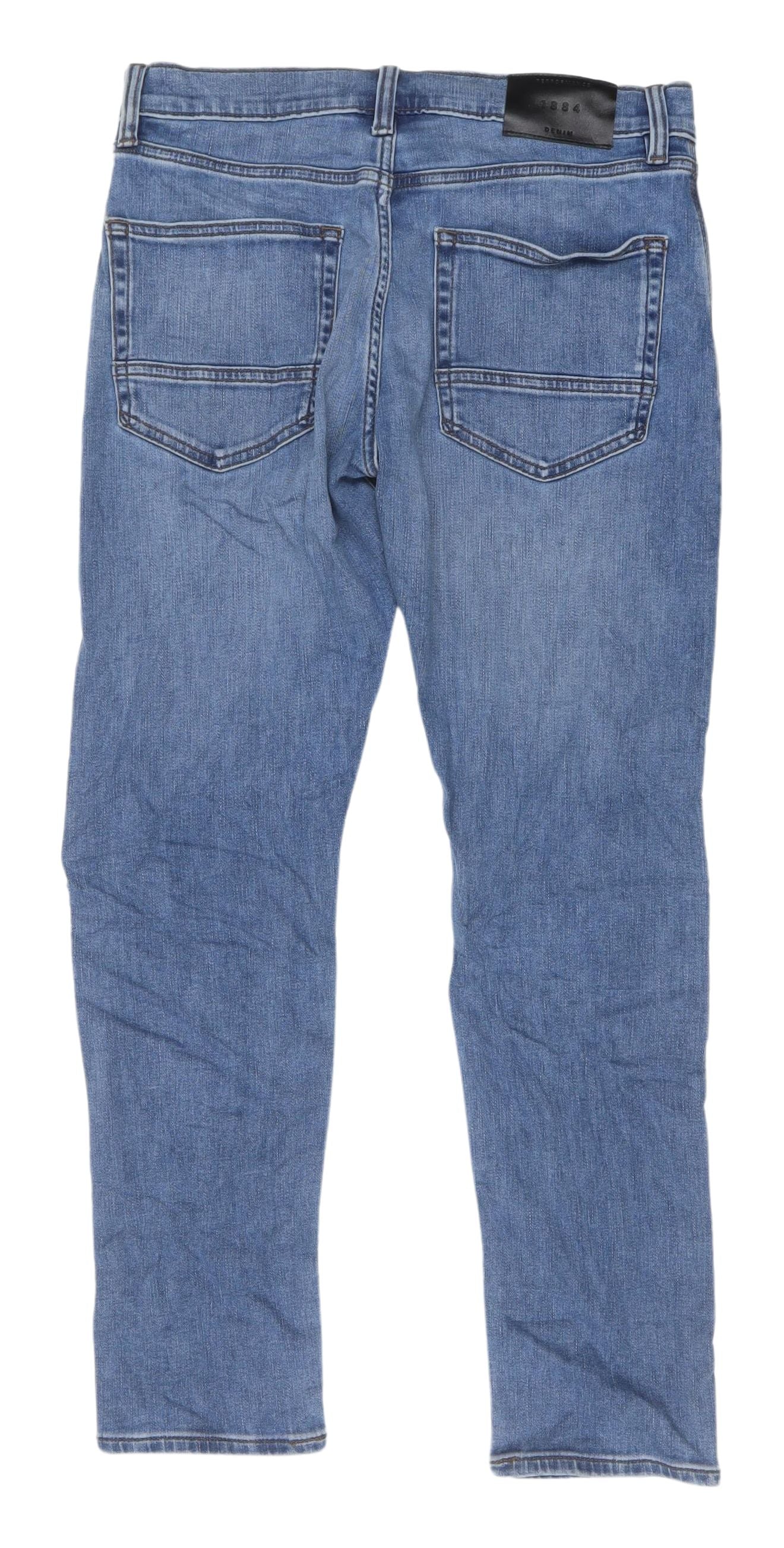 Marks and Spencer Men's Blue Slim Jeans Size 30