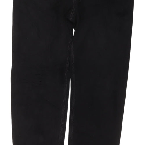 Marks and Spencer Women's Black Straight Jeans, Size 14