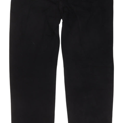 Marks and Spencer Women's Black Straight Jeans, Size 14