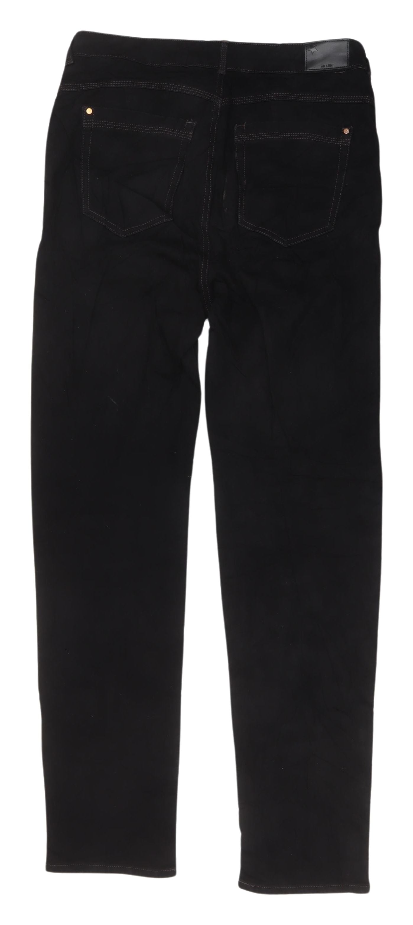 Marks and Spencer Women's Black Straight Jeans, Size 14