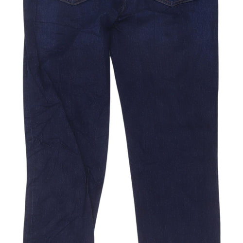 Marks and Spencer Women's Blue Straight Jeans 12
