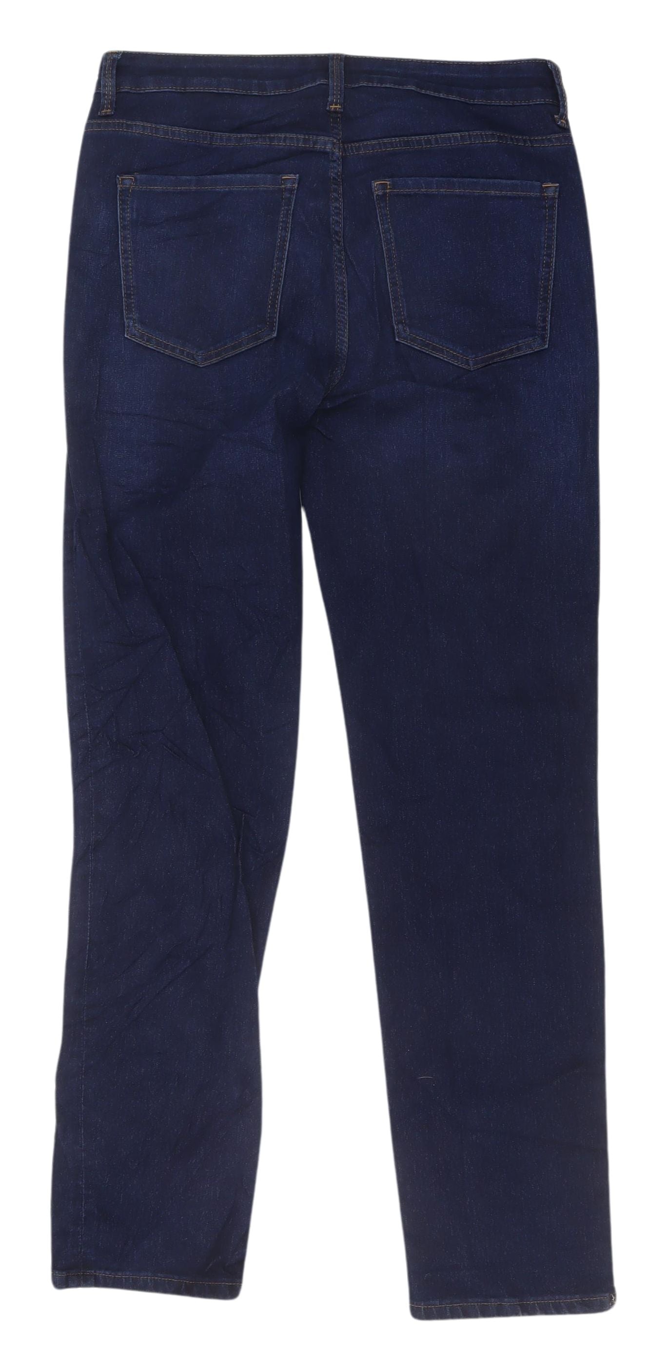 Marks and Spencer Women's Blue Straight Jeans 12